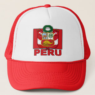Peru Coat of Arms Trucker Hat