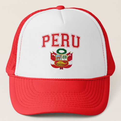 Peru Coat of Arms Trucker Hat