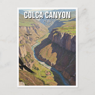 Peru Colca Canyon  Postcard