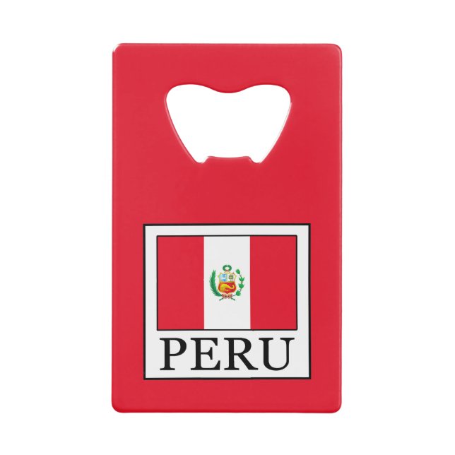 Peru Credit Card Bottle Opener (Front)
