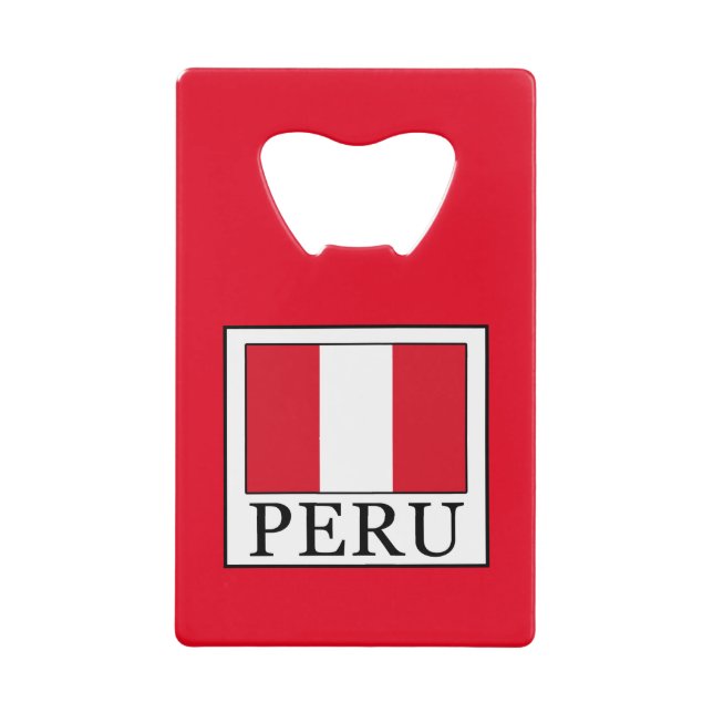 Peru Credit Card Bottle Opener (Front)
