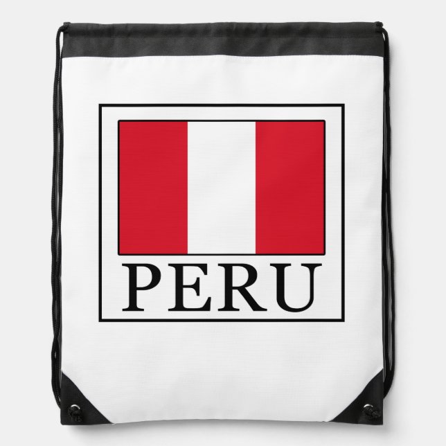 Peru Drawstring Bag (Front)