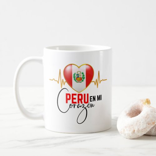 Peru en mi Corazon Peruvian Pride  Coffee Mug