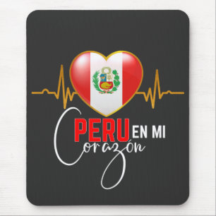 Peru en mi Corazon Peruvian Pride Mouse Pad