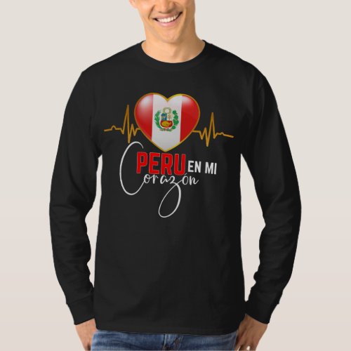 Peru en mi Corazon Peruvian Pride  T_Shirt
