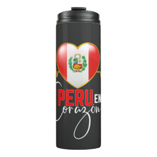 Peru en mi Corazon Peruvian Pride Thermal Tumbler