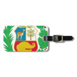 Peru - Escudo Nacional (National Emblem) Luggage Tag Peru - Escudo Nacional (National Emblem) Luggage Tag