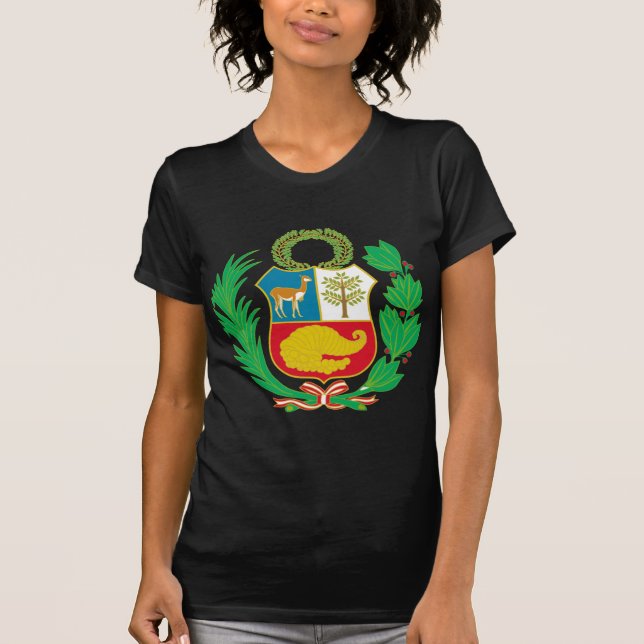 Peru - Escudo Nacional (National Emblem) T-Shirt (Front)