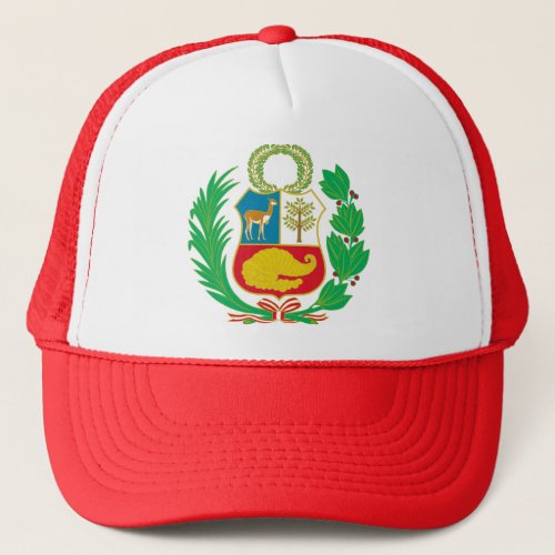 Peru _ Escudo Nacional National Emblem Trucker Hat