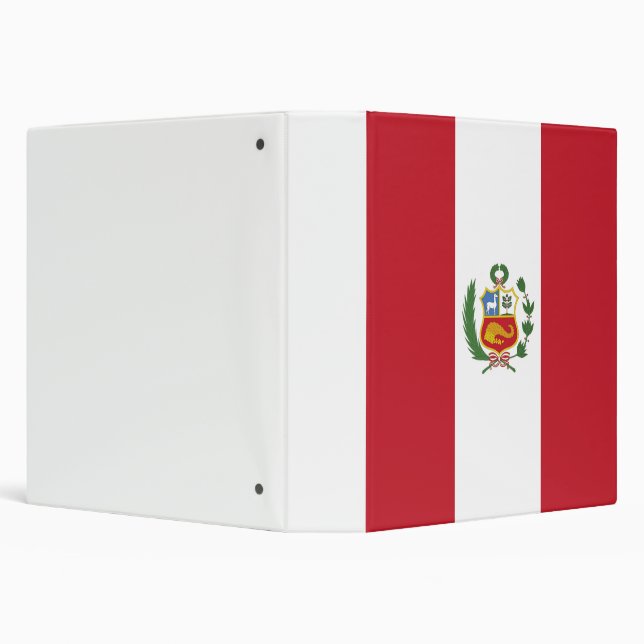 Peru flag 3 ring binder (Background)