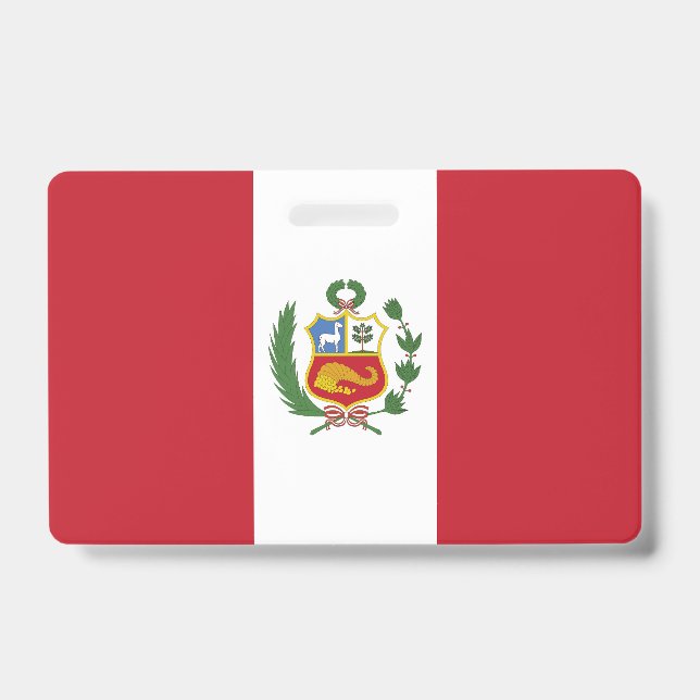 Peru flag badge (Front)