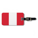 Peru Flag Bag Tag Peru Flag Bag Tag