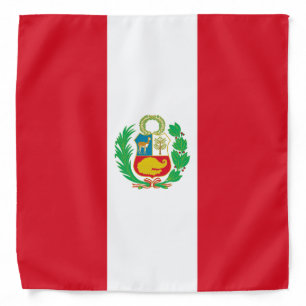 Peru Flag Bandana