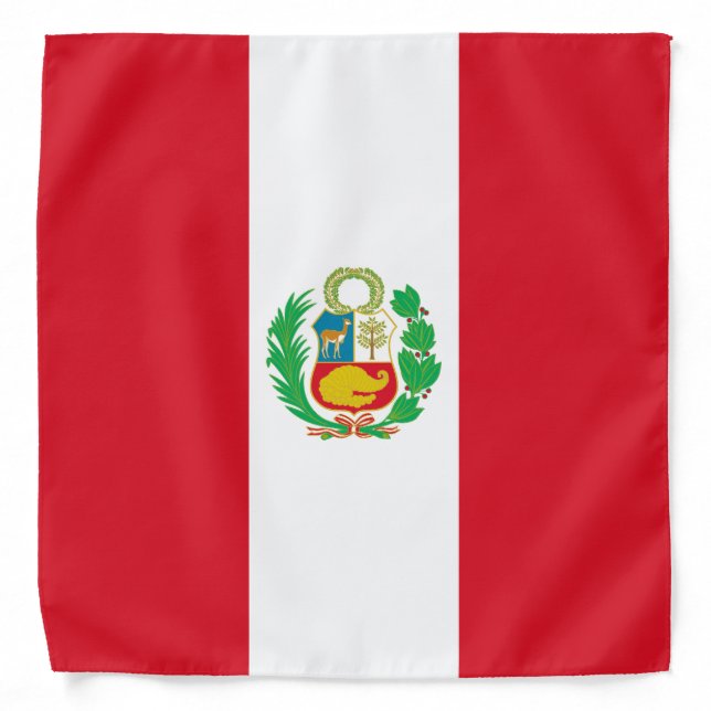 Peru Flag Bandana (Front)
