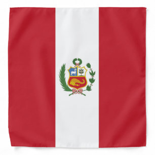 Peru flag bandana