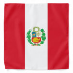 Peru Flag Bandana at Zazzle