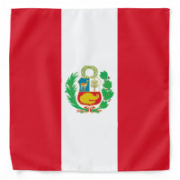 Peru Flag Bandana