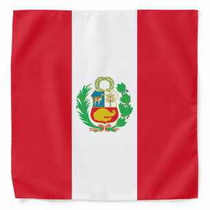 Peru Flag Bandana