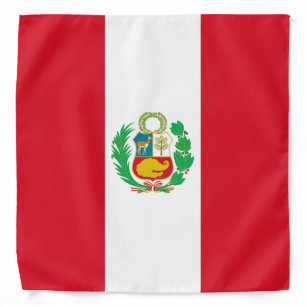 Peru Flag Bandana