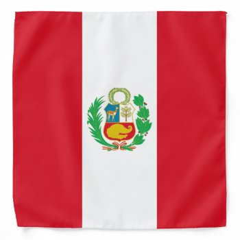 Peru Flag Bandana by AZ_DESIGN at Zazzle