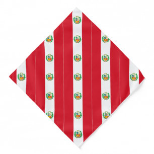 Peru Flag Bandana