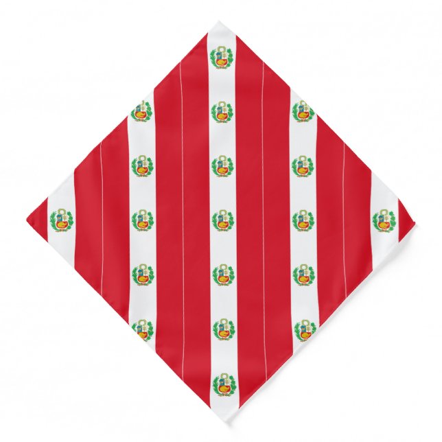 Peru Flag Bandana (Front)