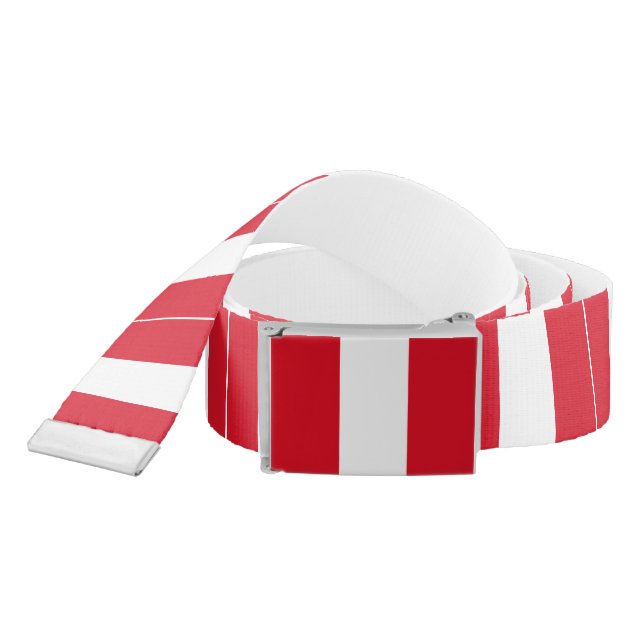 Peru Flag Belt (Snake)