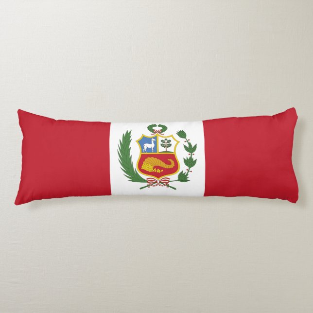 Peru flag body pillow (Front)