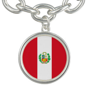 Peru Flag Bracelet