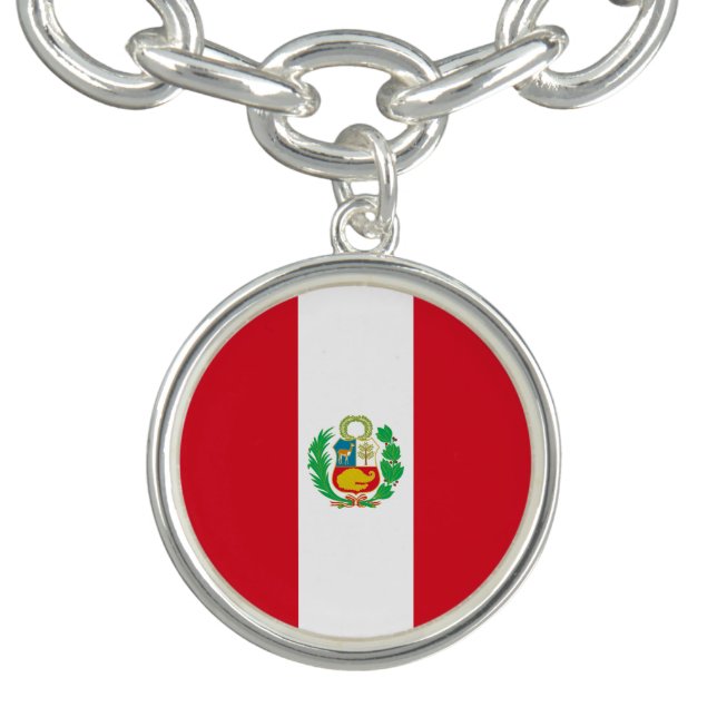 Peru Flag Bracelet (Design)
