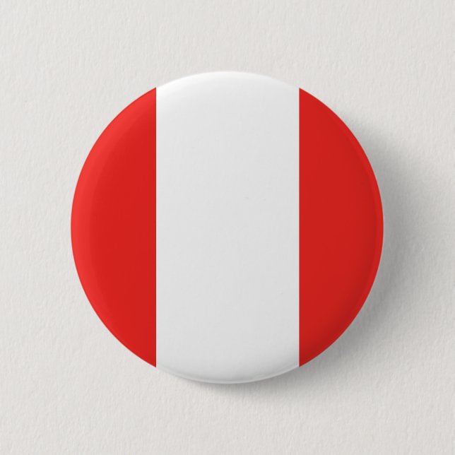 Peru Flag Button (Front)