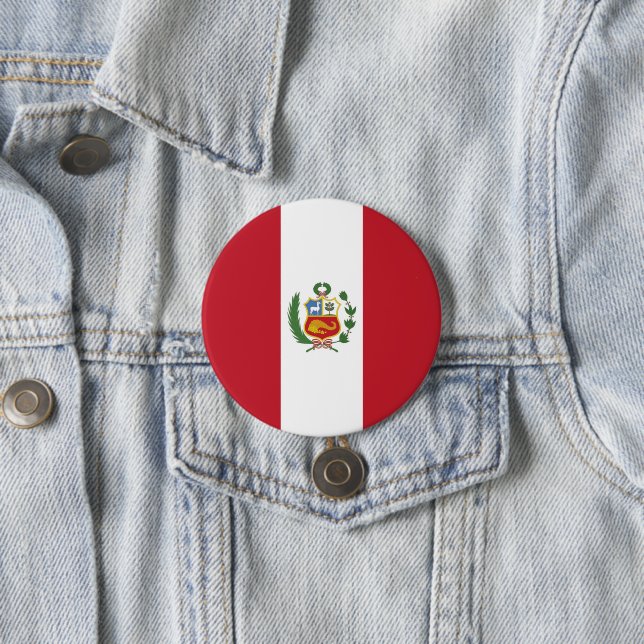 Peru flag button (In Situ)