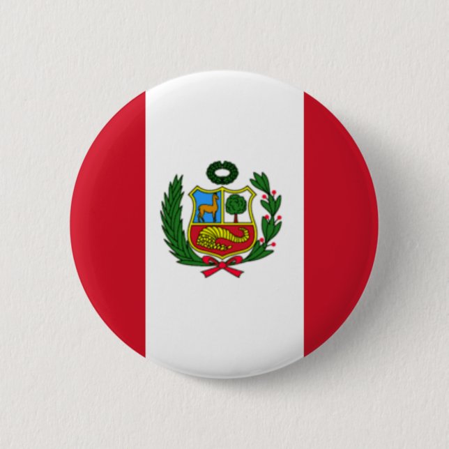 Peru flag button (Front)