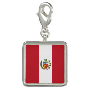 Peru flag charm