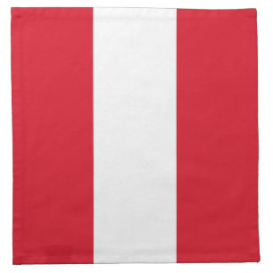 Peru Flag Cloth Napkin
