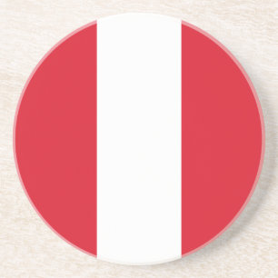 Peru Flag Coaster