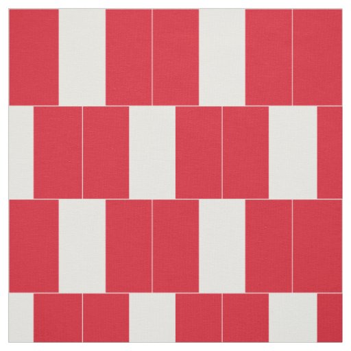 Peru Flag Fabric