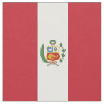 Peru flag fabric