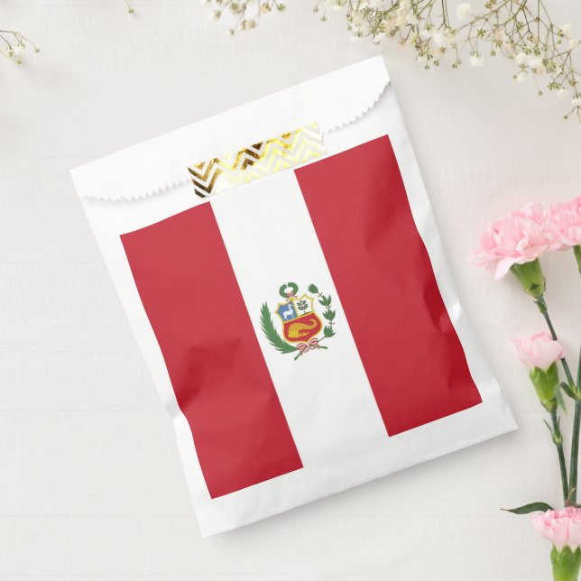Peru flag favor bag (Sealed)