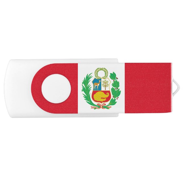 Peru Flag Flash Drive (Front)