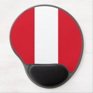 Peru Flag Gel Mouse Pad