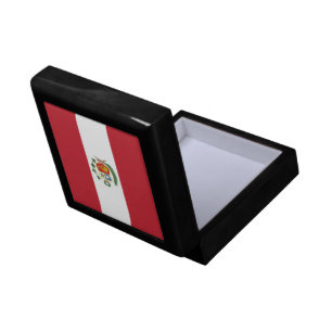 Peru flag gift box