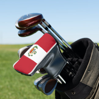 Peru flag golf head cover