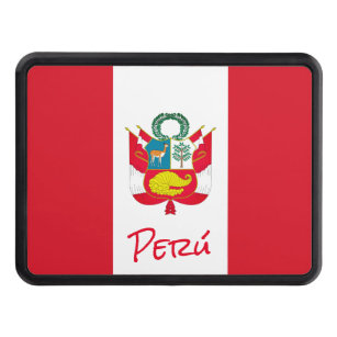 Peru Flag Hitch Cover