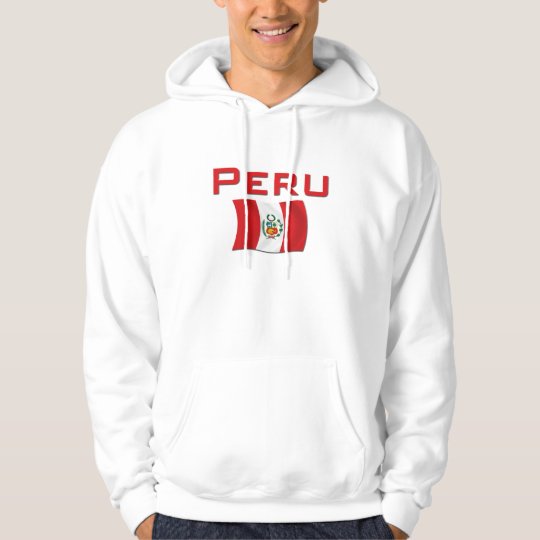 Peru Flag Hoodie