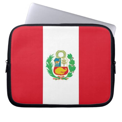 Peru Flag Laptop Sleeve