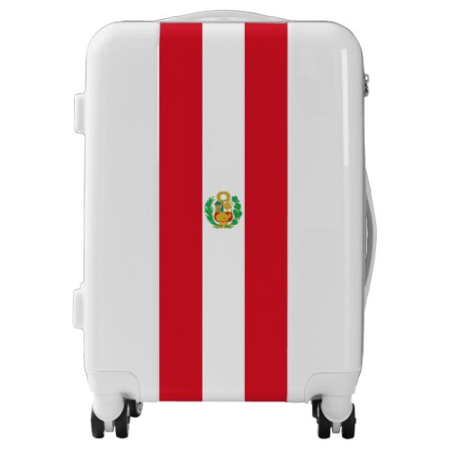 Peru Flag Luggage Suitcase