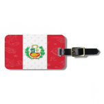 Peru Flag Luggage Tag Peru Flag Luggage Tag