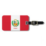 Peru Flag Luggage Tag Peru Flag Luggage Tag