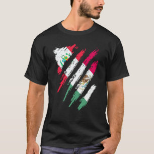 Peru Flag Mexico Grown Patriot Country Stripes T-Shirt